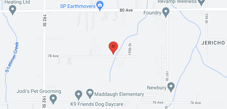 map of 19505 78 AVENUE